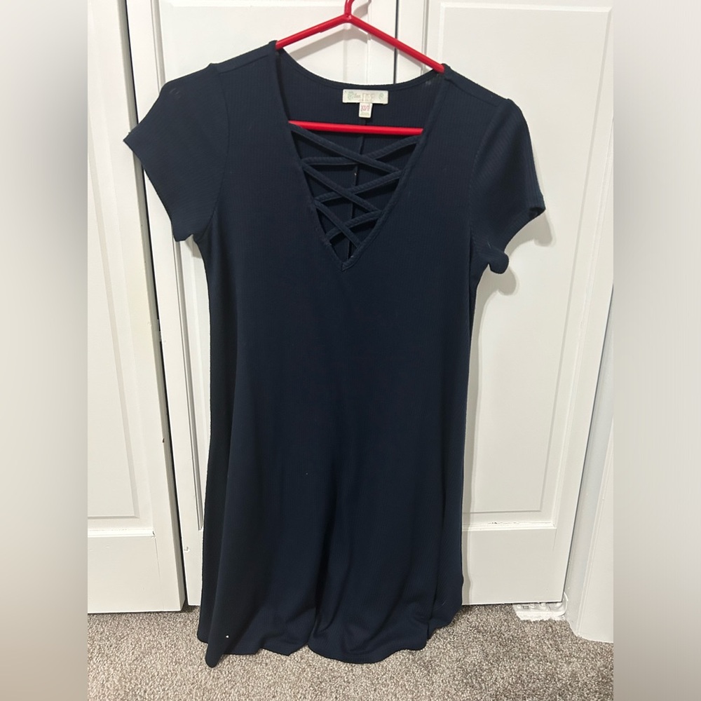 Size Extra Small Navy Blue Dress